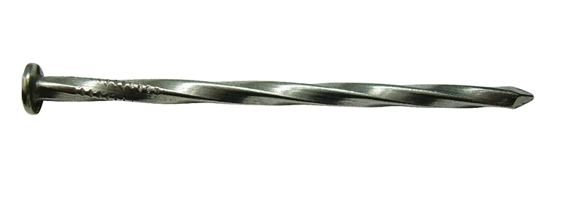Duchesne 20622103 Nail, 10D, 3 in L, Steel, Galvanized, Round Head, Spiral Shank, Gray, 50 lb