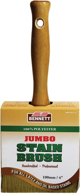 Bennett JMB POLY 4 Brush, 4 in W, Polyester Bristle