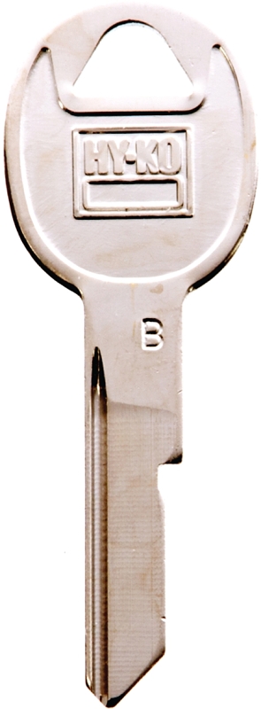 Hy-Ko 11010B49 Key Blank, Brass, B49 Key Number, Nickel