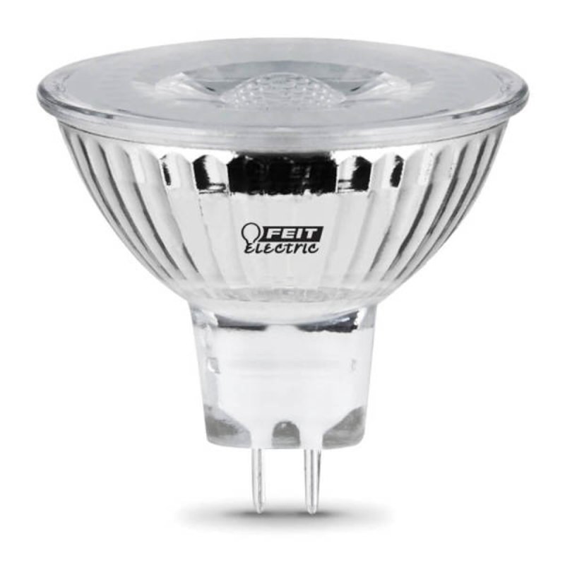 Feit Electric BPEXN/500/LEDG2/CAN LED Bulb, Track/Recessed, 500 Lumens, 7 W, MR16 Lamp, 50 W Equivalent, GU5.3 Lamp Base