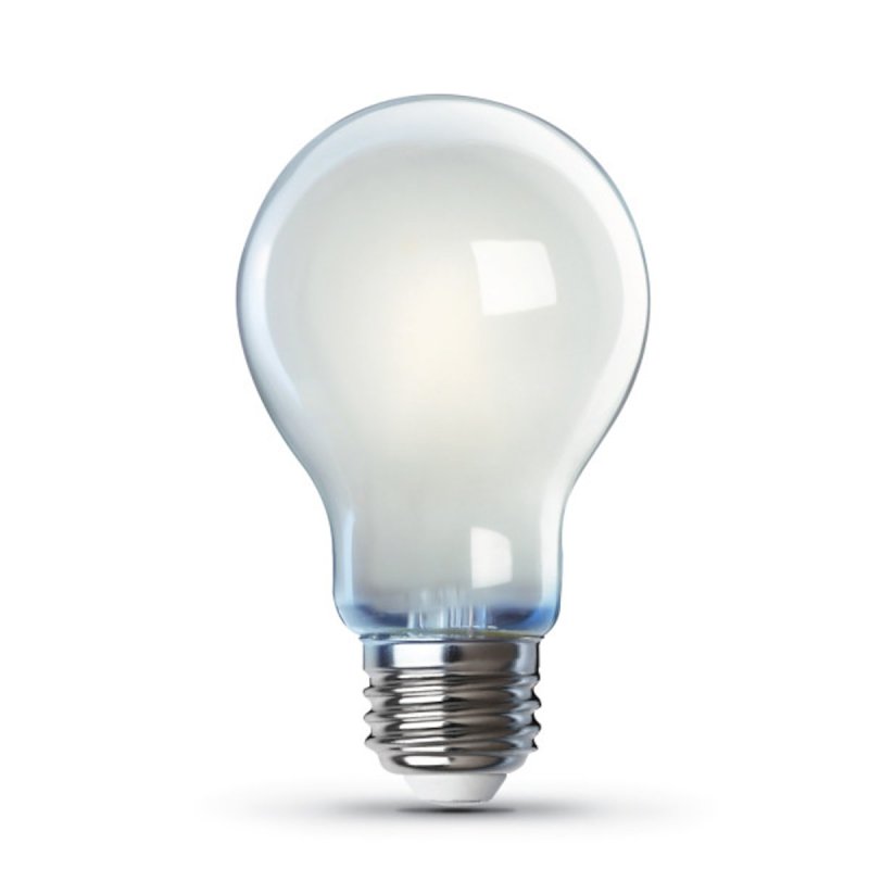 Feit Electric A1960/850/FIL/4 LED Bulb, General Purpose, 800 Lumens, 8.8 W, A19 Lamp, 60 W Equivalent, E26 Lamp Base
