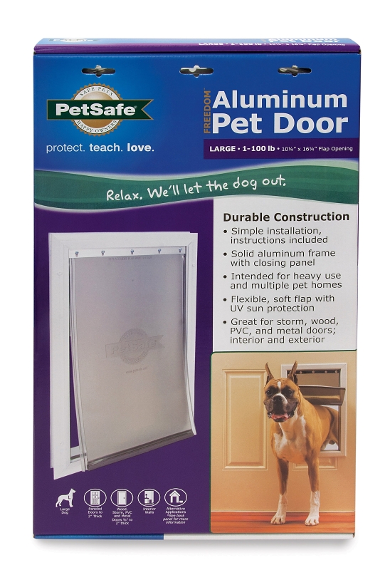 PetSafe Freedom PPA00-10861 Pet Door, Aluminum