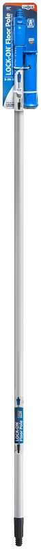 Unger LOCK-ON 976500 Water Flow Pole, 48 in L, Threaded, Aluminum, Silver