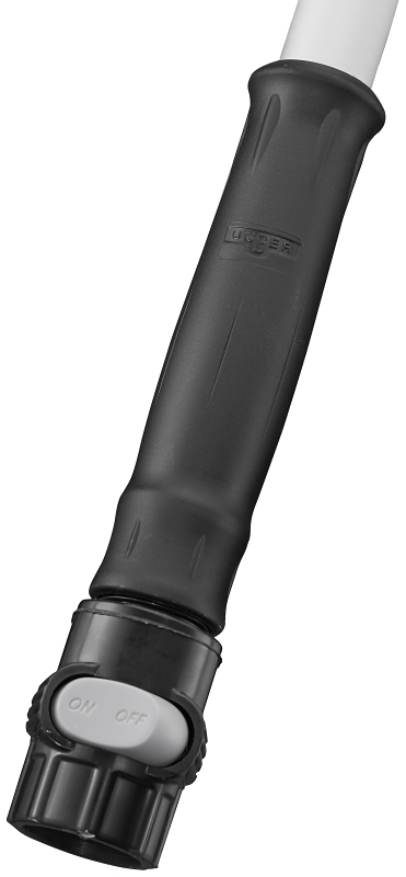 Unger LOCK-ON 976500 Water Flow Pole, 48 in L, Threaded, Aluminum, Silver