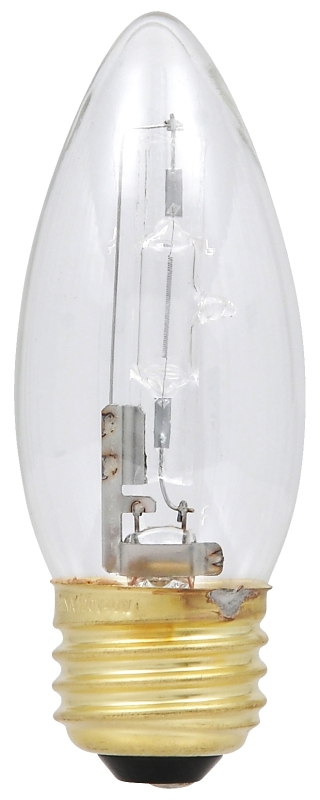 Sylvania 52560 Halogen Bulb, 40 W, Medium E26 Lamp Base, B11 Lamp, 500 Lumens Lumens, 2850 K Color Temp