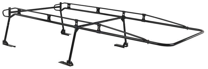 Apex Kargo Master Pro III L80020 Ladder Rack, Adjustable, Steel, Black, Yellow Zinc Dichromate/Epoxy Powdered