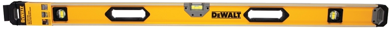 DeWALT DWHT43248 Box Beam Level, 48 in L, 3-Vial, 2-Hang Hole, Non-Magnetic, Aluminum