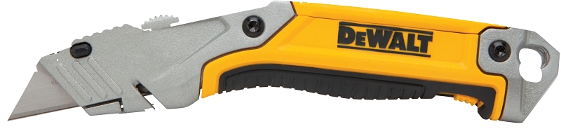 DeWALT DWHT10046 Utility Knife, 2-1/2 in L Blade, 1-1/4 in W Blade, Carbon Steel Blade, Ergonomic Handle