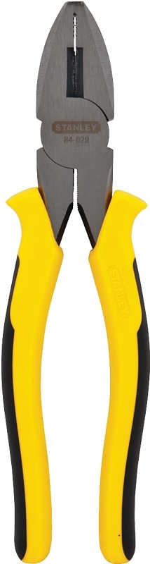 STANLEY 84-029 Lineman's Plier, 8 in OAL, Comfort-Grip Handle