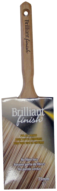 Nour 1335-75N Paint Brush, 3 in W, Straight Brush, Polyester SRT Bristle, Sash Handle