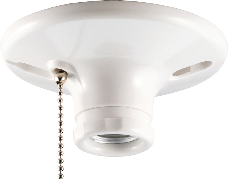 Eaton Wiring Devices S759W-CD-SP Lamp Holder, 2.158 in L x 4.626 in W x 4.626 in H Dimensions, 250 VAC, 660 W, White