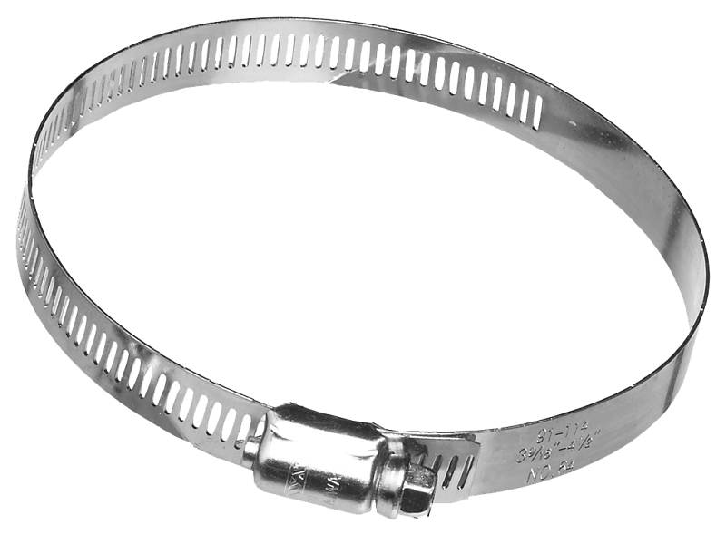 DUNDAS JAFINE MC5ZW Worm Gear Clamp, Clamping Range: 5 in, Galvanized Steel