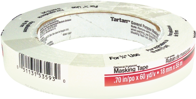 AA Black Masking Tape 3/4inx60yd