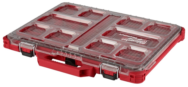Milwaukee 48-22-8431 Organizer, 10-Compartment, 19.76 in L, 16.38 in W, Plastic