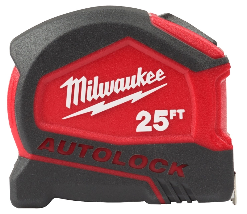 Milwaukee 48-22-6825 Tape Measure, 25 ft L Blade