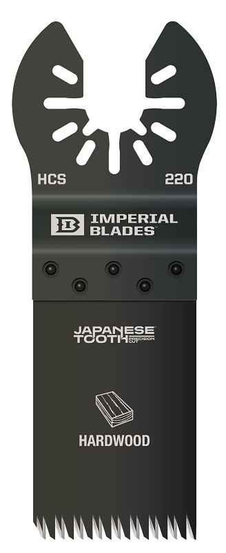 Imperial Blades ONE FIT IBOA220-25 Oscillating Tool Blade, 1-1/4 in, High Carbon Steel