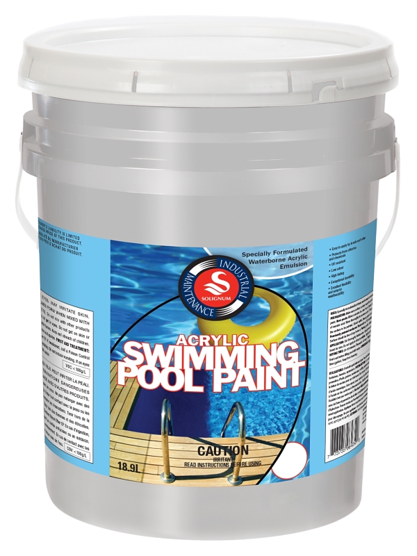 UCP Paints E9646-20-BR Swimming Pool Paint, Latex