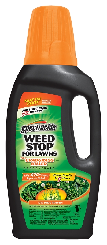 Spectracide HG-96393 Weed Stop Crabgrass Killer, Liquid, Brown, 32 fl-oz