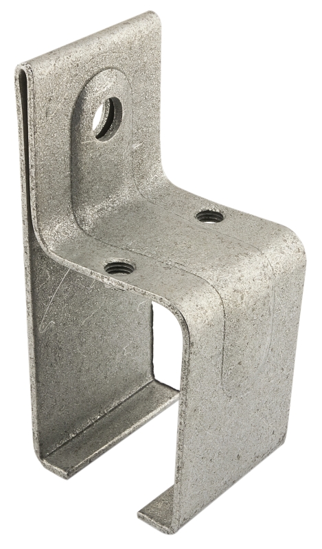 Onward 24651072GAV Box Rail Splice Bracket, Single, Galvanized Steel, For: 1-1/2 to 3-1/2 in Thick Doors