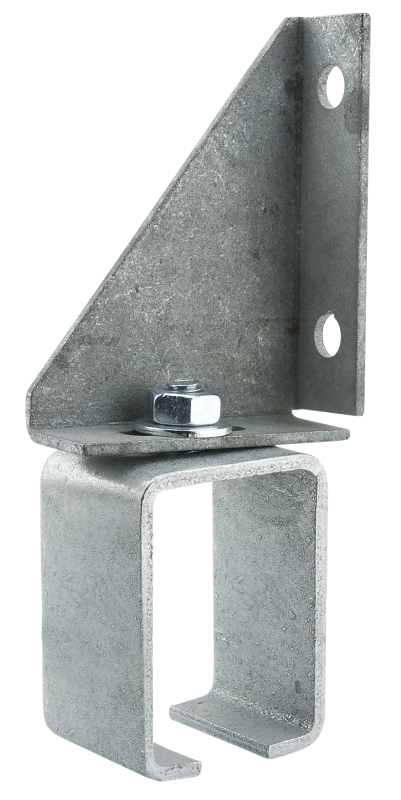 Onward 24648081GAV Single Box Rail Bracket, Adjustable, Galvanized Steel