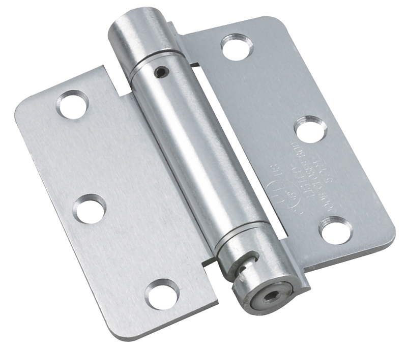 Onward 52821BCR Spring Hinge, 3-1/2 in L x 1-3/4 in W Dimensions, Steel, Includes: Wood and Machine Screws