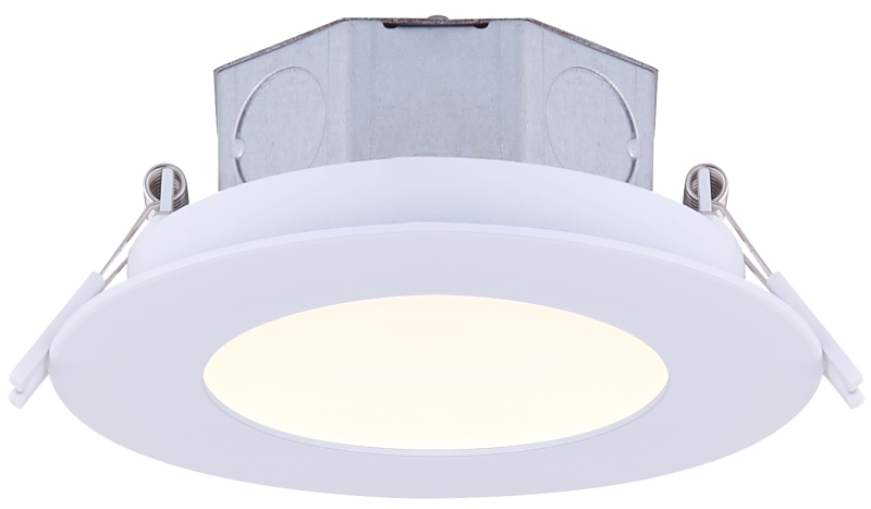 Canarm DL-4-9RR-WH-C Downlight, 120 V, LED Lamp, White