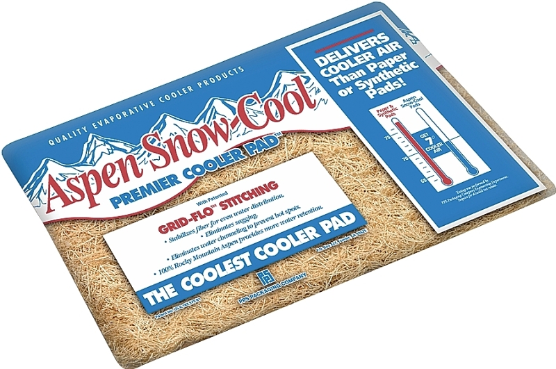 Dial PIP7 Cooler Pad, 22 in L x 24 in W Dimensions, Premier, Fiber, Natural Wood, For: Evaporative Cooler Purge Systems