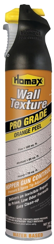 Homax 4592 Wall Texture, Liquid, Solvent, White, 25 oz Can