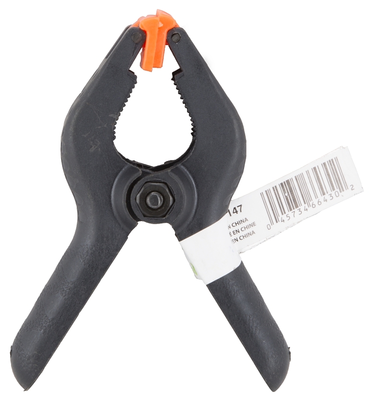 Vulcan JL27645 Spring Clamp, 1 in Clamping, Nylon, Black