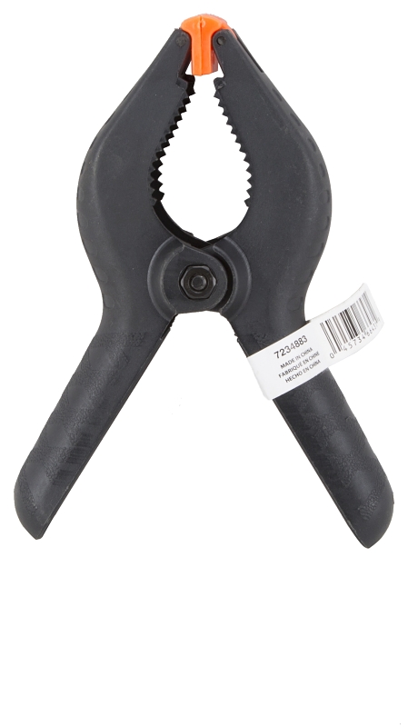Vulcan JL27647 Spring Clamp, 2 in Clamping, Nylon, Black