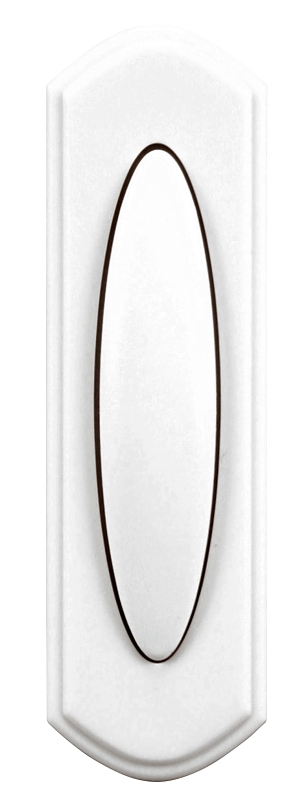 Heath Zenith SL-7797-02 Pushbutton, Wireless, Plastic, White