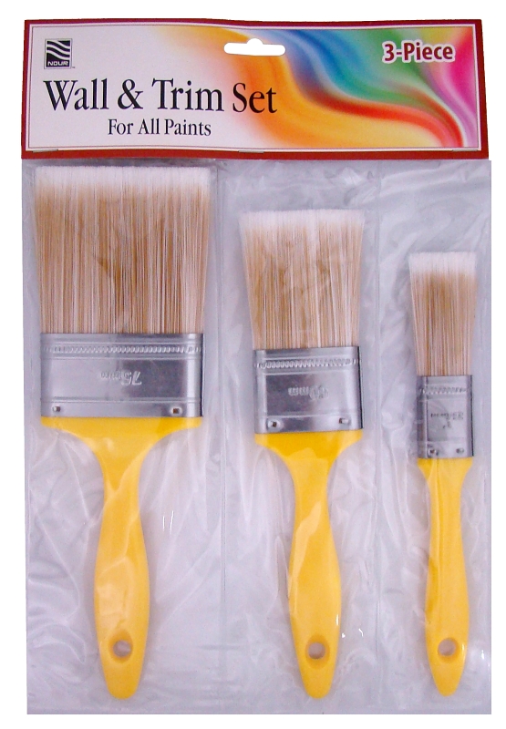 Nour 1130-3N Paint Brush Set, 3-Brush