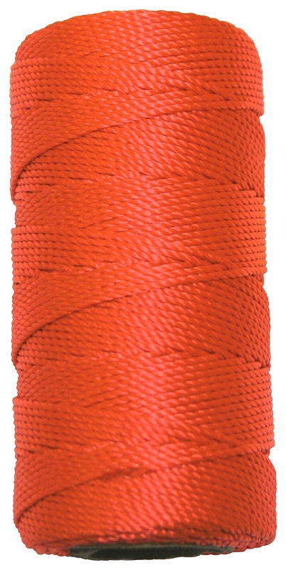 Ben-Mor 60119 Mason and Chalkline Twine, #18 Dia, 500 ft L, Nylon, Orange