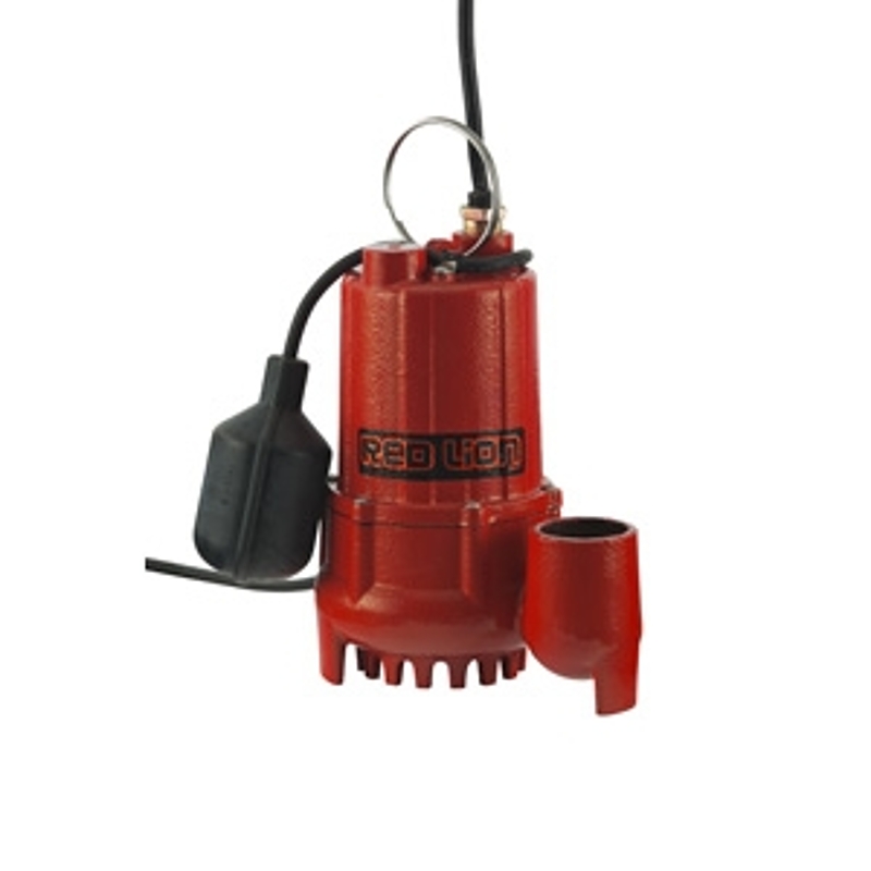 Red Lion 14942744 Sump Pump, 3350 gph, 1-Phase, 4.4 A, 115 V, 1/3 hp, 1-1/2 in Outlet, 25 ft Max Head