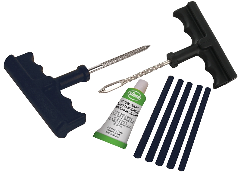 Slime 24011 Tire Repair Kit, Metal/Plastic, 8 -Piece