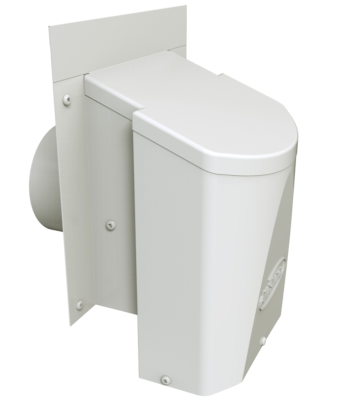 Ventilation Maximum AF4C-BL Exhaust Vent, 3-7/8 in Rough Opening, White Hood
