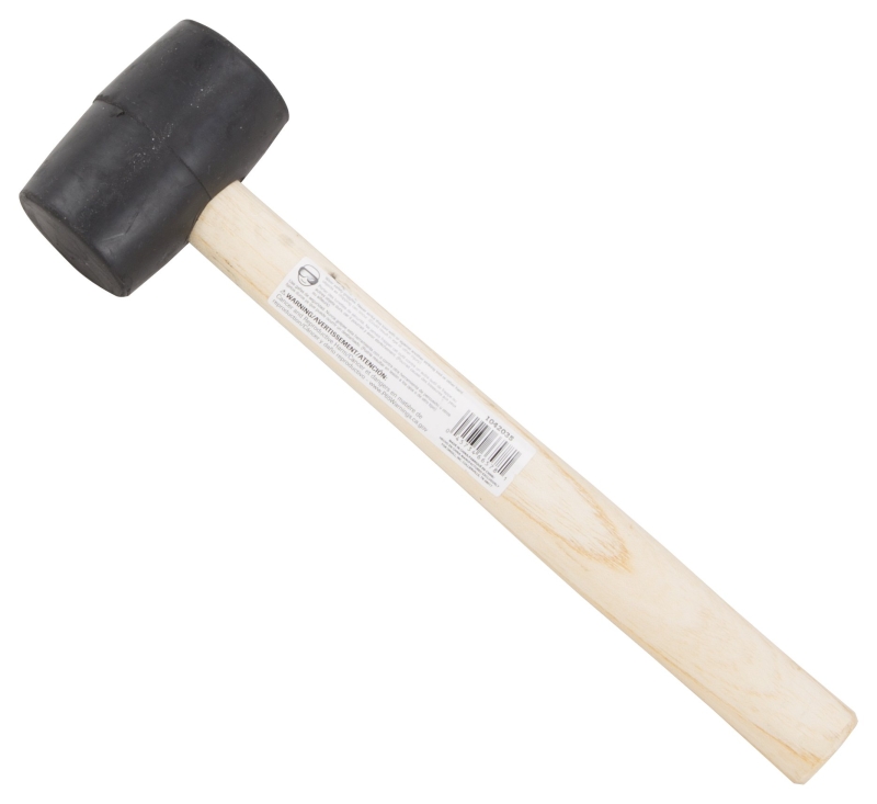 Vulcan JLO-005 Mallet, 8 oz Head, Double-Faced Head, Rubber Head, 11-3/4 in OAL