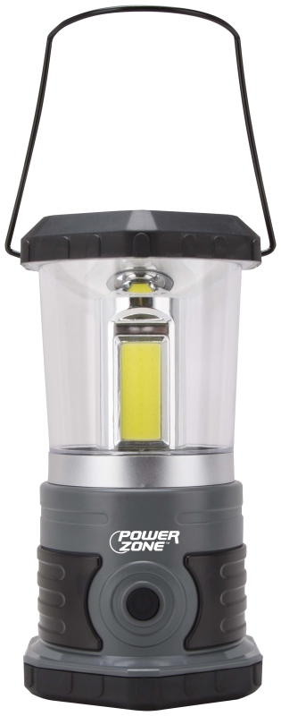 PowerZone 63992 Portable Lantern, D Battery, D Battery, LED Lamp, 1250 Lumens, 25 m Beam Distance, 40 hrs Run Time