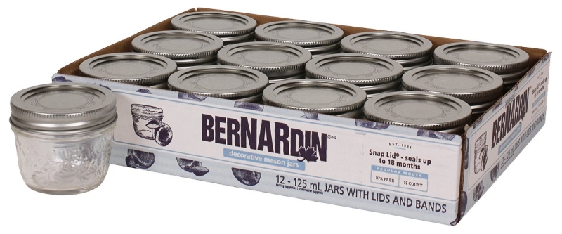 Bernardin 20125 Mason Jar, 125 mL