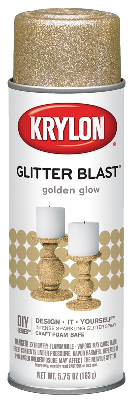 Krylon® Glitter Blast™ Glitter Spray Paint - Golden Glow, 5.75 oz