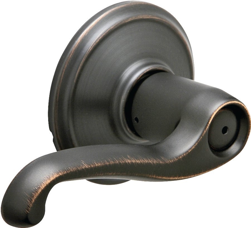 Schlage F Series F40V FLA 716 Privacy Lever, Mechanical Lock, Metal, Residential, 2 Grade