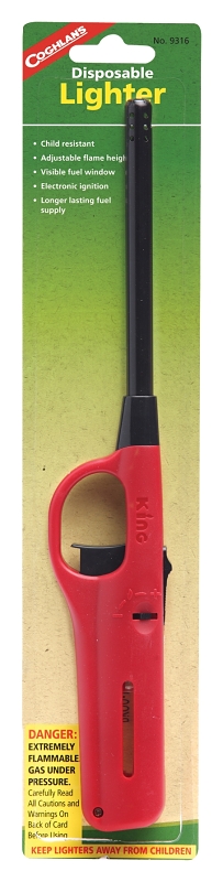 Coghlan's 9316 Disposable Lighter, Butane, Gas