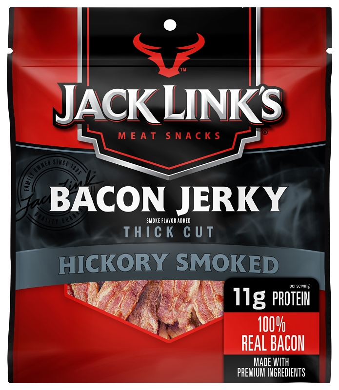 Jack Link's 10000017288 Snack, Jerky, Hickory Smoked, 2.5 oz, Bag