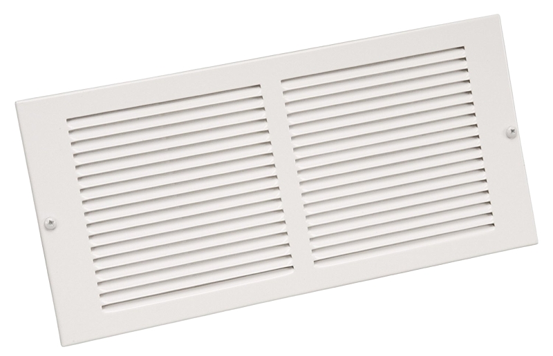 Imperial RG0385 Sidewall Grille, 13-1/4 in L, 7-1/4 in W, Steel, White