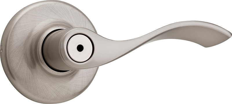 Weiser Belmont Series 9GLC3310-017 Privacy Lever, Satin Nickel, Residential, Universal Hand, 3 Grade