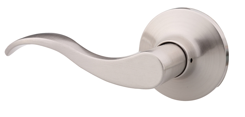 Weiser Layton Series 9SL10000-034 Passage Lever, Satin Nickel, Residential, Universal Hand, 3 Grade