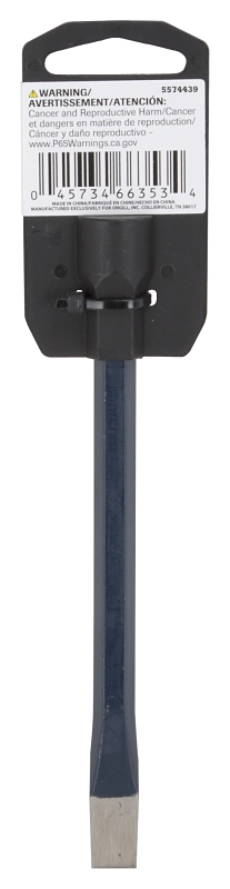 Vulcan JL-CSL003 Cold Chisel, 3/8 in Tip, 5-1/2 in OAL, Chrome Alloy Steel Blade, Hex Shank Handle