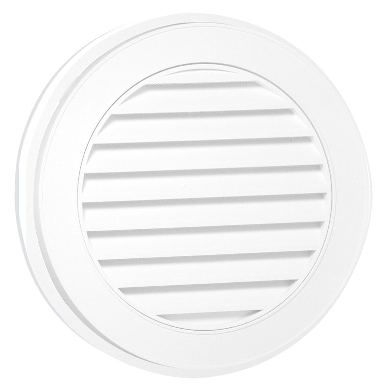 Canplas 626053-00 Gable Vent, 55 sq-in Net Free Ventilating Area, Polypropylene, White