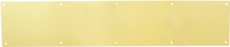 Schlage C8400B3-6X30 Kick Plate, 30 in L, 6 in W, Solid Brass