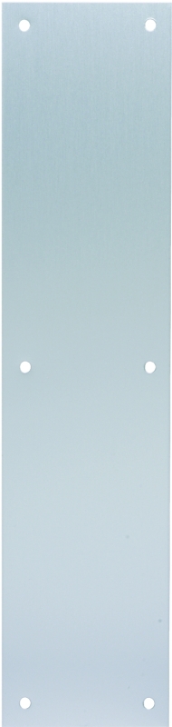 Schlage C8200PA28 3.5X1 Push Plate, Aluminum, Anodized, 15 in L, 3-1/2 in W